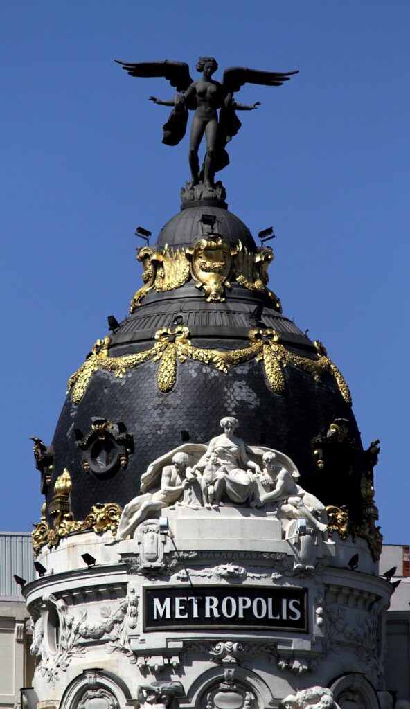 madrid, statue, metropolitan